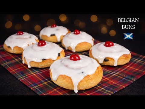 Greggs Belgian Buns Recipe | Easy Belgian Buns