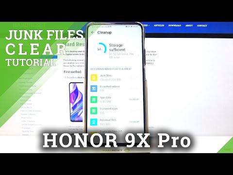 HUAWEI Honor 9x Pro – Delete Cache & Clean Junk Files