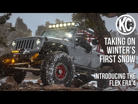 KC® FLEX ERA® 4 LED Pod Lights in Action | Rock Crawling in Big Bear, CA