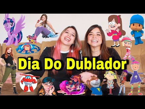 DIA DO DUBLADOR - TROCA DE PERSONAGENS COM A MARI EVANGELISTA