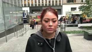 Never tell a New York girl to smile