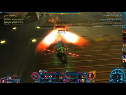Star Wars : The Old Republic - Sith Warrior Classline - Batteling Jedi Master Noman Kar