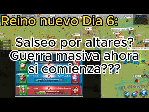 Nuevo Reino Jumper Dia 6: Salseo por recompensas? Guerra? | Rise Of Kingdoms Español
