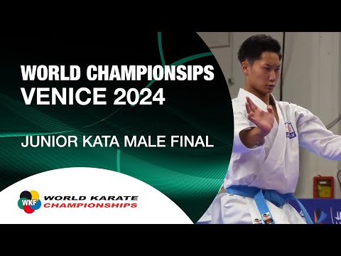 JUNIOR KATA MALE FINAL  | S. OKUMURA (JAPAN) VS I. LÓPEZ TOMÁS (SPAIN) | WORLD KARATE FEDERATION
