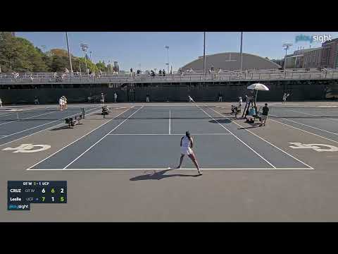 Jaleesa Leslie v Alejandra Cruz - GT v UCF - 23.03.23 (last points)