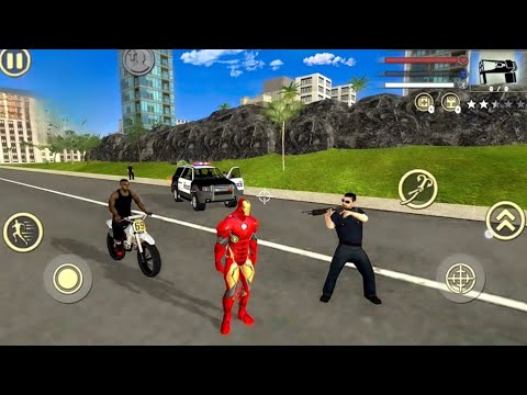 Iron Rope Hero Gameplay – Superhero Adventures in Vice Town