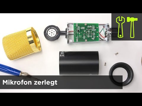 Ein Mikrofon zerlegen (GD-1) - Aufbau und Elektronik