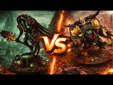 Necron Vs Orks - TOP 8 Warhammer 40K