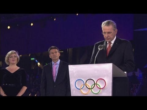 Sebastian Coe & Jacques Rogge Closing Ceremony Speech - London 2012 Olympics