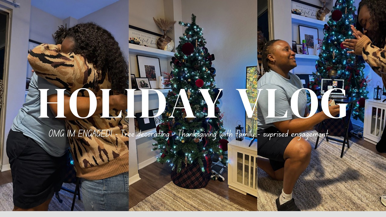 VLOG DUMP | IM ENGAGED! - SICK WITH BRONCHITIS - SPEND THE HOLIDAYS WITH ME