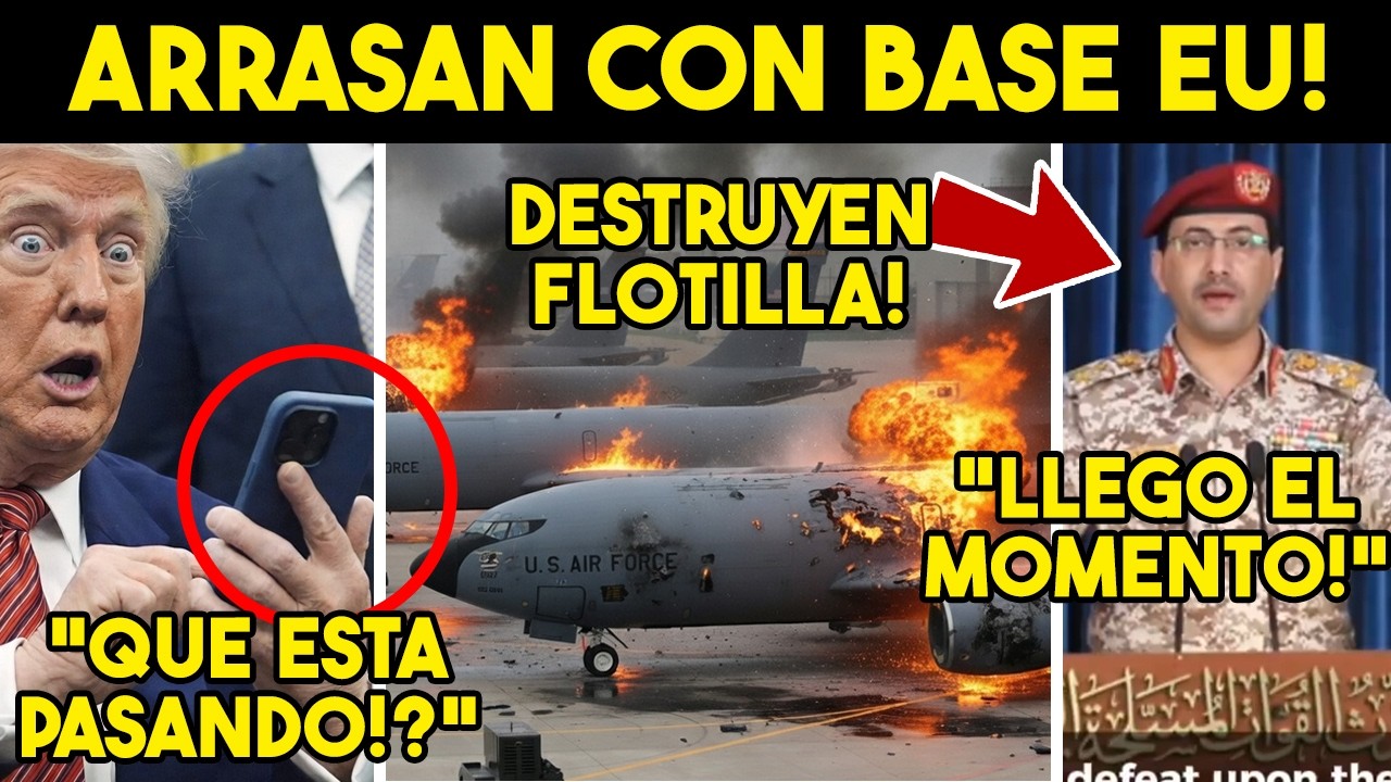 INDETENIBLE! IRAN DESTRUYE FLOTA DE EU, TRUMP SE ESCONDE. COLAPSO EN PAISES POR FALTA GASOLINA.