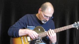 Jim Soloway playing Little Wing Suite with Prologue & Epilogue on a Godin Montreal Premiere