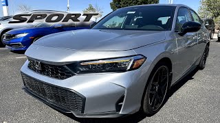 2025 Honda Civic Sport Hatchback - Solar Silver Metallic - Walkaround
