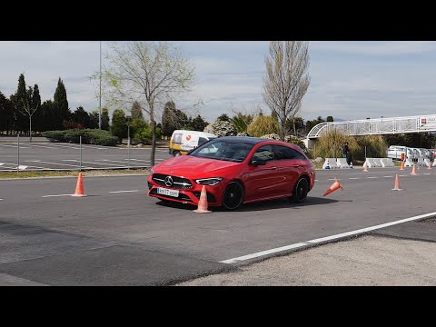 Mercedes-Benz CLA Shooting Brake 2020 – Maniobra de esquiva (moose test) y eslalon | km77.com