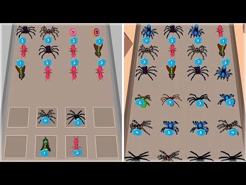 MERGE ANTS: Underground Battle - Evolving Spiders