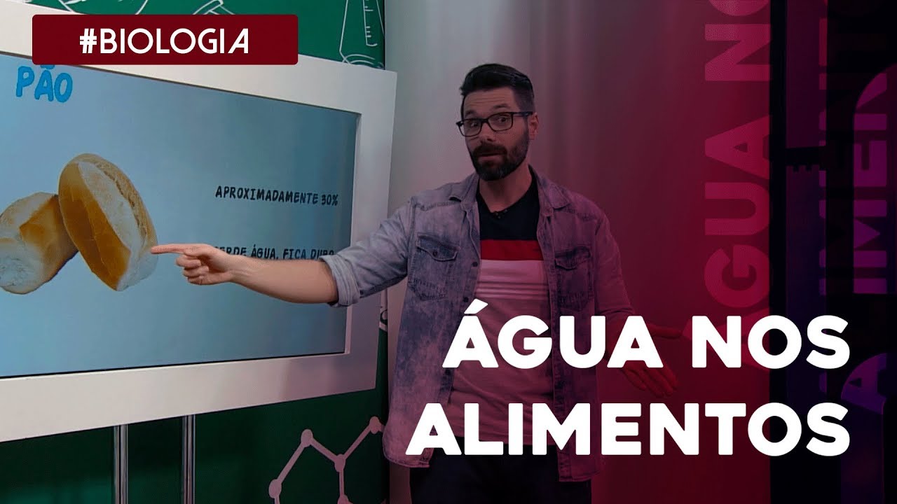Biologia: A presença da água nos alimentos por Samuel Cunha