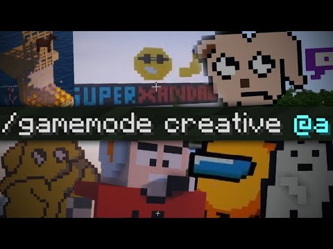 dei CRIATIVO pra TODO MUNDO durante UM dia no MINECRAFT