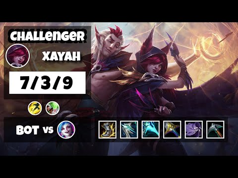 Xayah Bot Lane 11.6 Challenger Gameplay Replay S11 (7/3/9) - BR