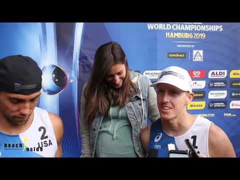 Bourne / Crabb about their quaterfinal spot and how Tri feels to be back #Hamburg2019