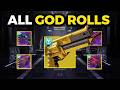 EVERY Black Armory God Roll You Need - Destiny 2 Monument of Triumph
