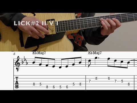 3 Eric Alexander Jazz Licks with TAB - III VI II V, II V I from Four