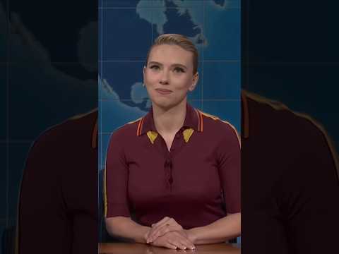 Colin & Michael’s Joke Swap Ends in “I Love You” 🤣 Scarlett Johansson’s Reaction Says It All #shorts