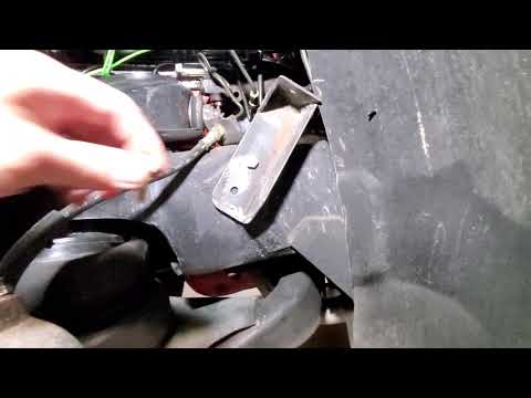 Front shock relocation air ride