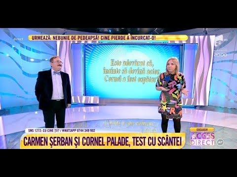 Cea mai tare provocare pentru Carmen Șerban și Cornel Palade! Cei doi artiști dau testul prieteniei