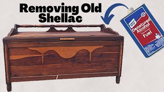 Removing Old Finishes Off Furniture | Removing Shellac from This Cedar Chest