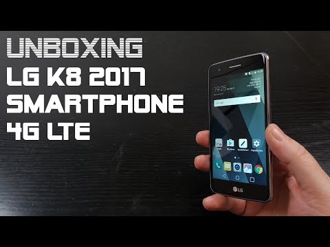 UNBOXING LG K8 2017 Smartphone 4G LTE