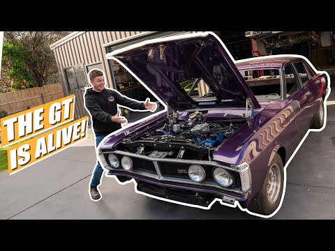 XY GT Falcon Build - Part 11 - FIRST START UP!