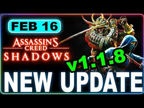 Assassin’s Creed Shadows Update 1.1.8 Patch  – Manual Jump Returns, Major Perk Fixes & Changes!