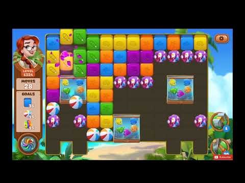 Lost Island Blast Adventure Level 1324 NO BOOSTERS - A S GAMING ✔