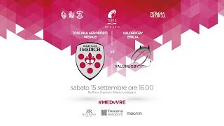 TOP12 - 1a Giornata I Medicei vs Valorugby Reggio - gli HighLights