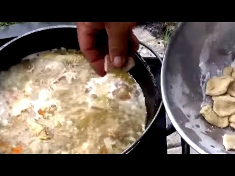 How to Make Chicken and Dumplings in the Dutch Oven