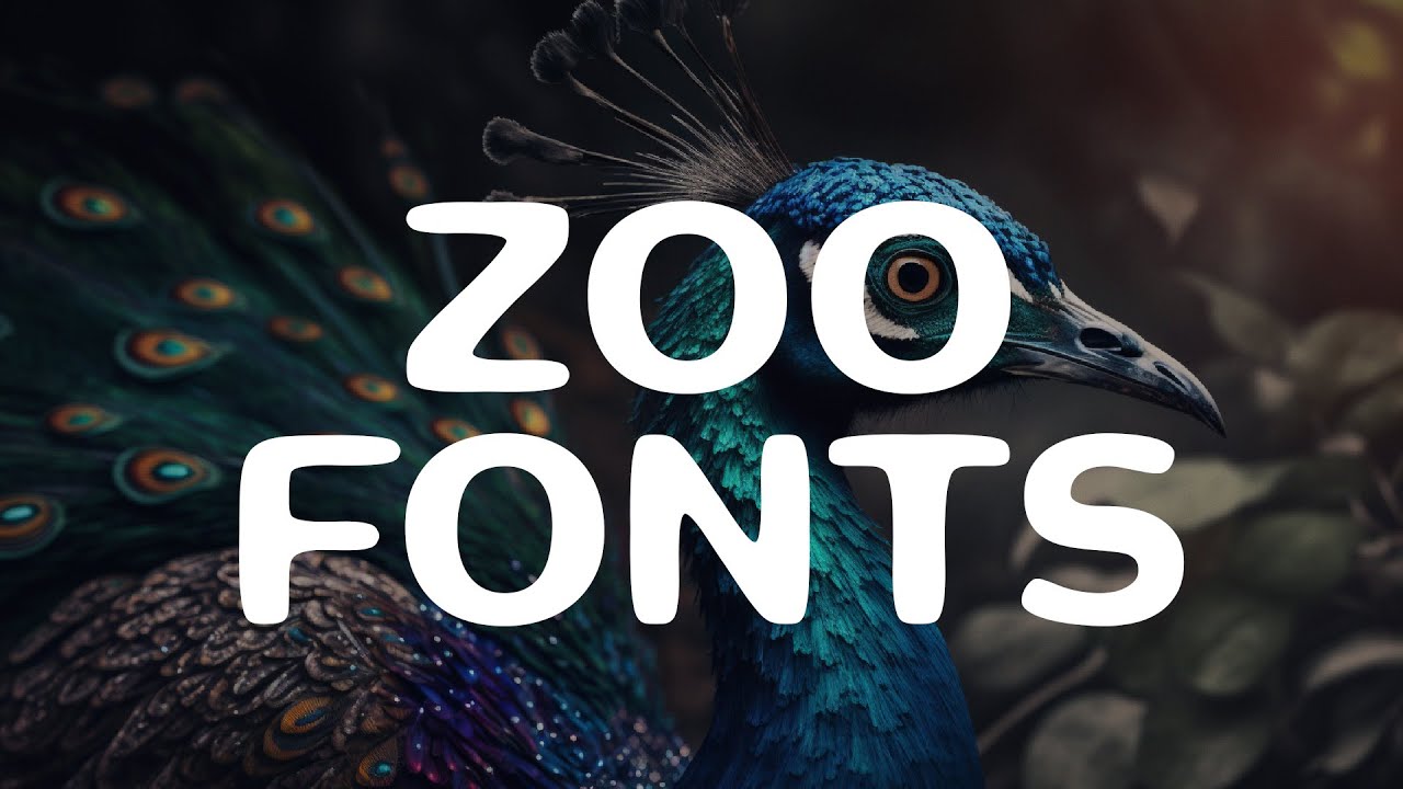 15 Best Zoo Fonts for Captivating & Creative Typography