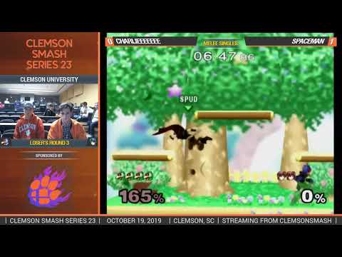 Clemson Smash Series 23 - Losers R3 - Charlie (Falco) vs. spaceman (Marth) - SSBM