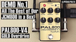 Video thumbnail for PAL800-V4 GOLD Overdrive - DEMO No.1, Our Best JCM800 in a box! by PedalPalFx