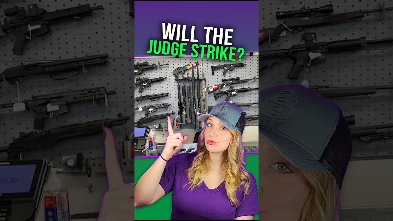Constitutional or Not?!? Judge to rule on Gun Control Law #shortsvideo #shortsfeed #shorts