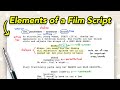 Basic Elements Of A Film Script For BEGINNERS How To Format Read And Write A Screenplay