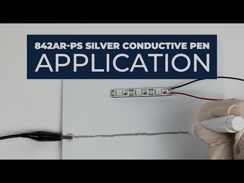 842AR-PS Silver Conductive Pen - Application
