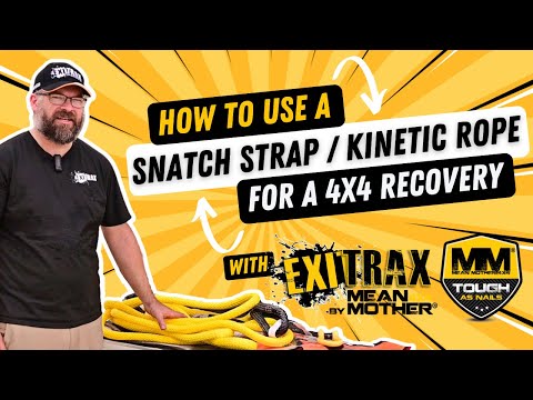How to use a Snatch Strap / Kinetic Rope for a 4x4 Recovery | Mean Mother 4x4