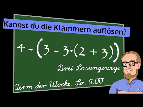 Klammern zuerst berechnen | Klammern auflösen