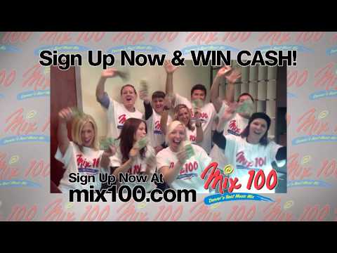 Mix 100 Denver - Win up to $1,000 Every Hour!