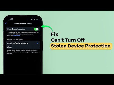 How To Fix Can't Turn Off Stolen Device Protection On iPhone?
