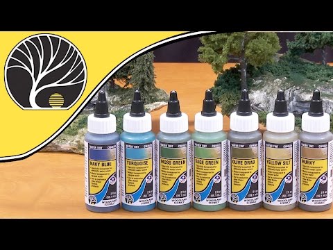 Water Tints | Tint Water When Modeling Water for Your Layouts | Woodland Scenics