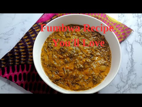 How to Cook Congolese Fumbwa | Fumbwa: Recette Congolaise #africandishes #congolesefood #africanfood