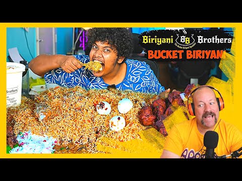 IRFAN'S VIEW REACTION | Bucket Biriyani from Biriyani Brothers | Dad's Den