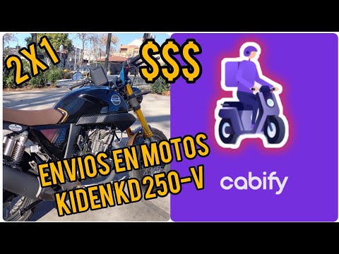 2 X 1!!! USANDO KIDEN KD 250-V POR LA CIUDAD PROBANDO CABIFY ENVIOS. PESOS EXTRAS Y DISFRUTE!!!