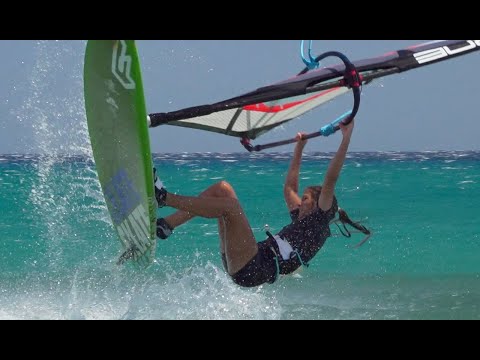 Freestyle Windsurfing at 13 years - Grubby, Kono, Spock, Gecko, Burner/Flaka attempts